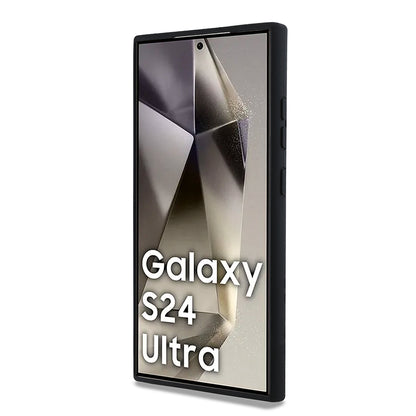 Ovitek za Samsung Galaxy S24 Ultra S928, Karl Lagerfeld, Silicone Choupette Metal, črn