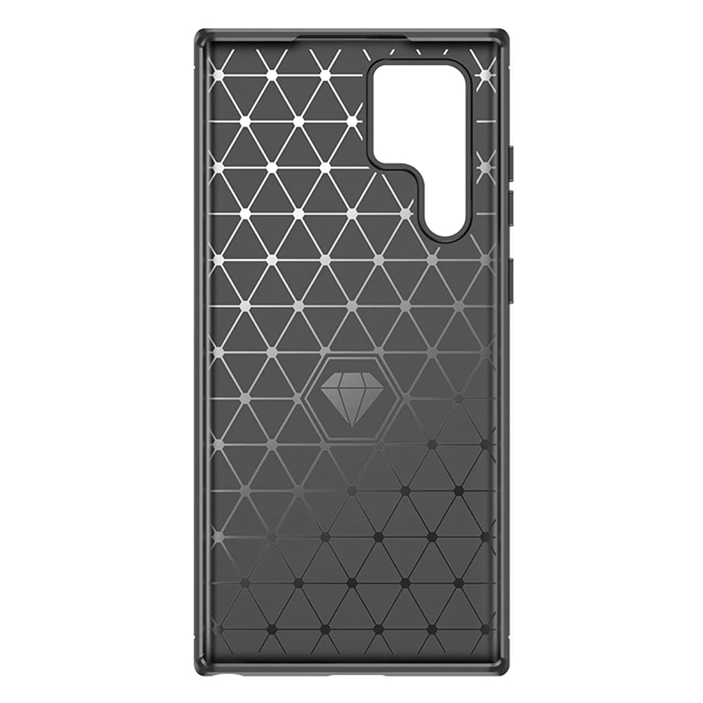 Ovitek za Samsung Galaxy S24 Ultra S928, Techsuit, Karbon, Črn