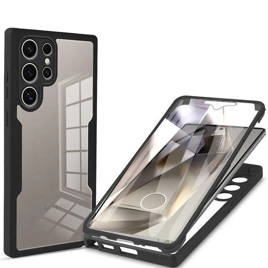 Ovitek za Samsung Galaxy S24 Ultra S928, Techsuit, ColorVerse 360, Črn