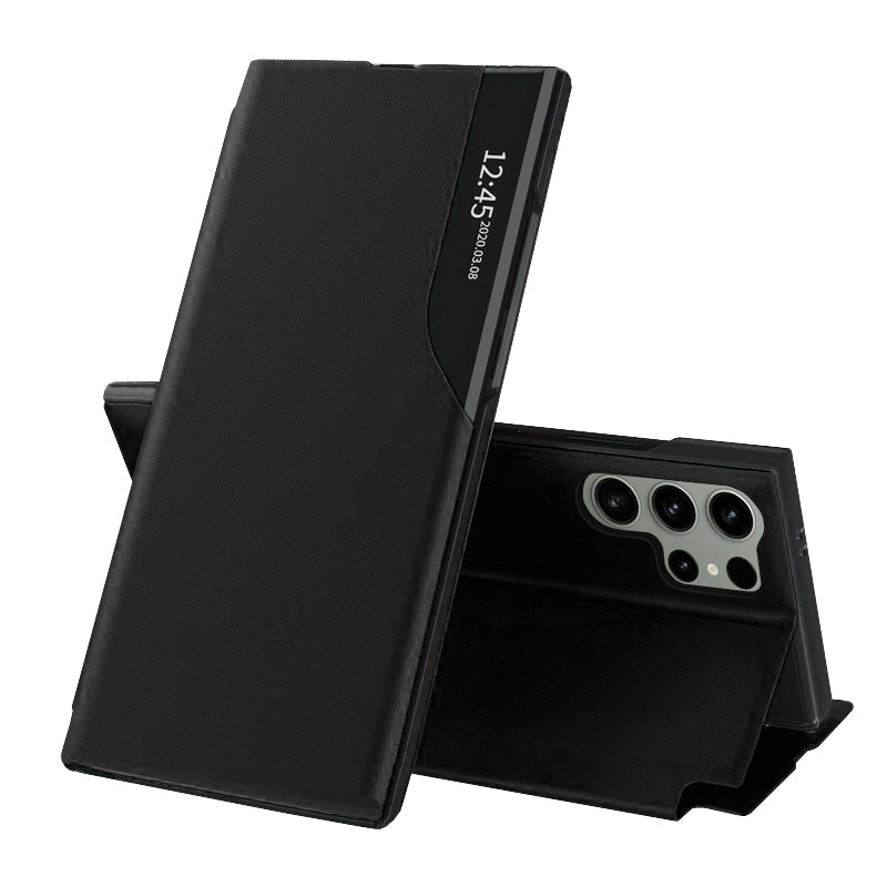 Ovitek za Samsung Galaxy S24 Ultra S928, Techsuit, eFold, Črn