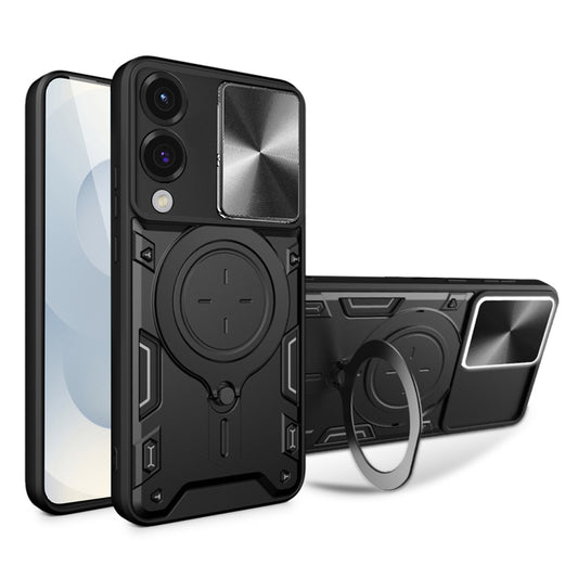 Ovitek za Samsung Galaxy S25 Edge S937, Techsuit, CamGuard Pro, Črn
