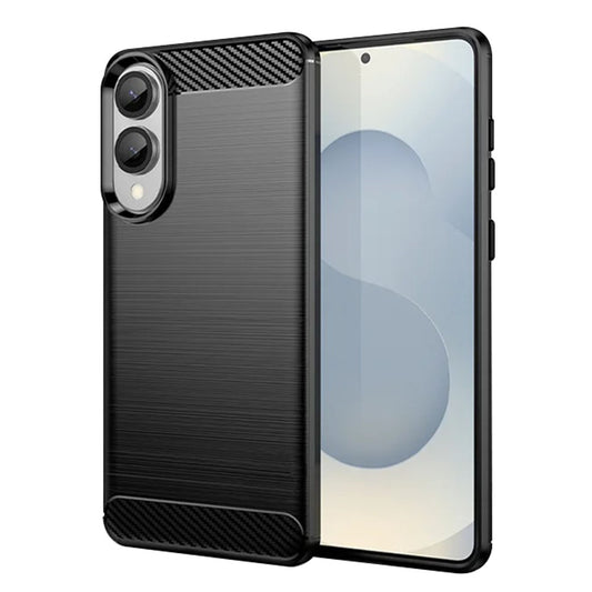 Ovitek za Samsung Galaxy S25 Edge S937, Techsuit, Karbon, Črn