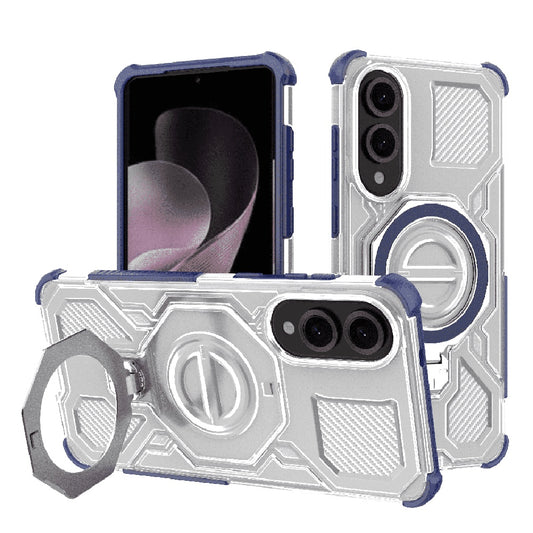Ovitek za Samsung Galaxy S25 Edge S937, Techsuit, Carbon Shield Pro, modra