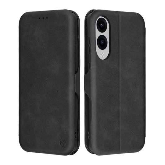 Ovitek za Samsung Galaxy S25 Edge S937, Techsuit, Safe Wallet Plus, Črn