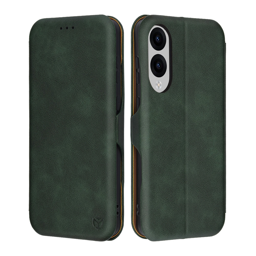 Ovitek za Samsung Galaxy S25 Edge S937, Techsuit, Safe Wallet Plus, Zelen