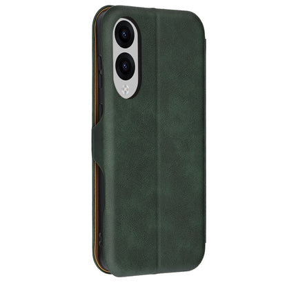 Ovitek za Samsung Galaxy S25 Edge S937, Techsuit, Safe Wallet Plus, Zelen