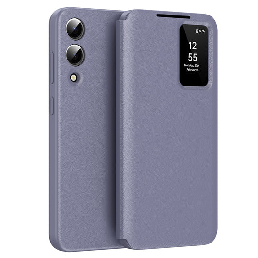 Ovitek za Samsung Galaxy S25 Edge S937, Techsuit, SmartView, Vijoličen