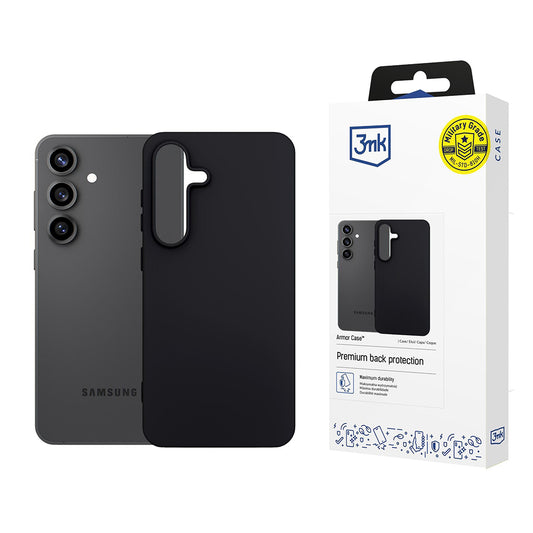 Ovitek za Samsung Galaxy S25 FE, 3MK, mat črn