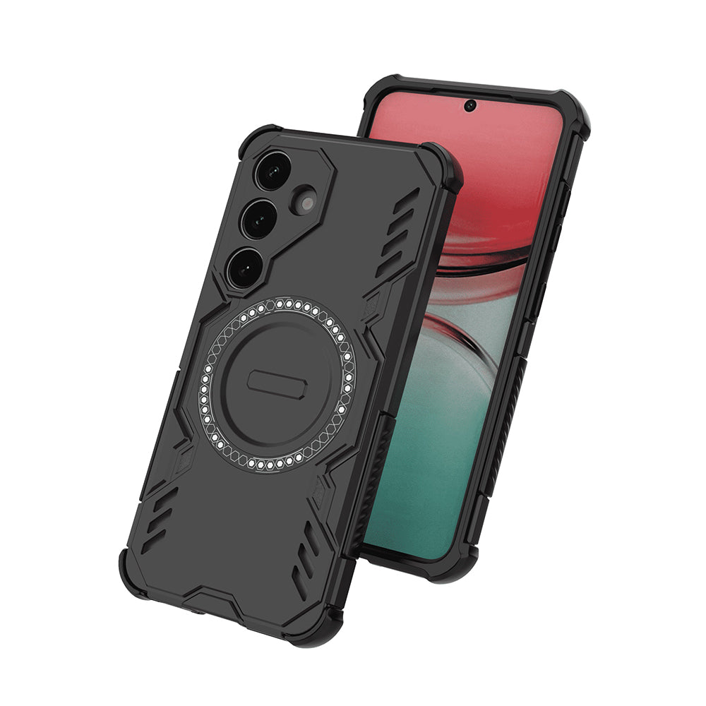 MagSafe ovitek za Samsung Galaxy S25 FE, Techsuit, ArmorMag, modra