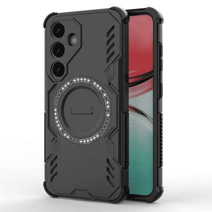 MagSafe Case for Samsung Galaxy S25 FE, Techsuit, ArmorMag, Black