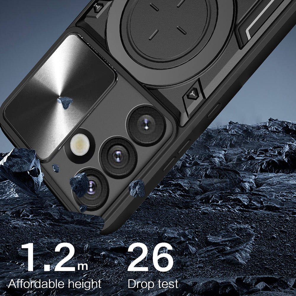 Case for Samsung Galaxy S25 FE, Techsuit, CamGuard Pro, Purple