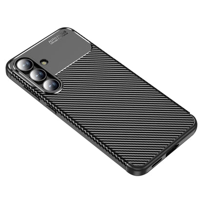 Ovitek za Samsung Galaxy S25 FE, Techsuit, CarbonFiber, Črn