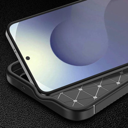 Ovitek za Samsung Galaxy S25 FE, Techsuit, CarbonFiber, Črn