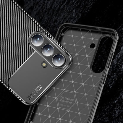 Ovitek za Samsung Galaxy S25 FE, Techsuit, CarbonFiber, Črn