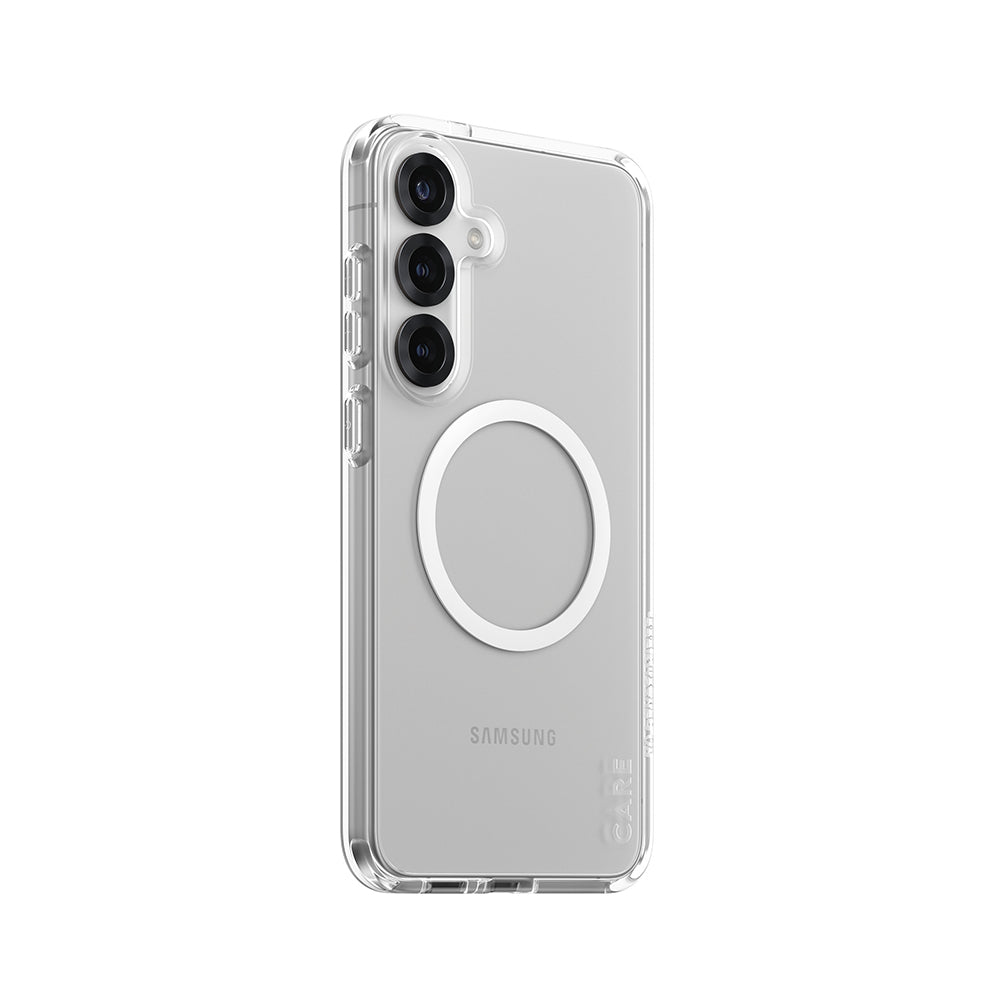 Ovitek za Samsung Galaxy S25+ S936, PanzerGlass, Care Urban Combat, Prozorno Bel
