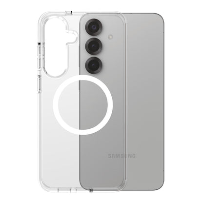 Ovitek za Samsung Galaxy S25+ S936, PanzerGlass, Care Urban Combat, Prozorno Bel