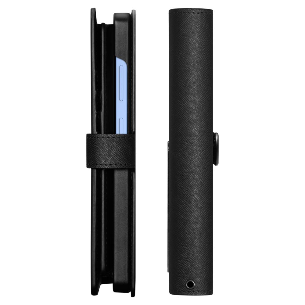 Ovitek za Samsung Galaxy S25+ S936, Spigen, Wallet S, Črn ACS09125