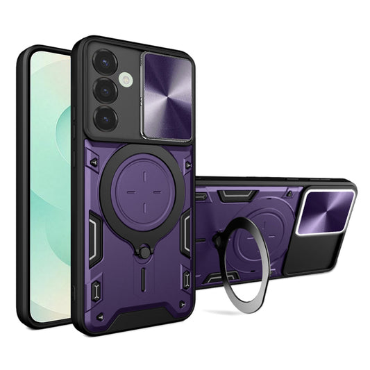 Ovitek za Samsung Galaxy S25+ S936, Techsuit, CamGuard Pro, Vijoličen