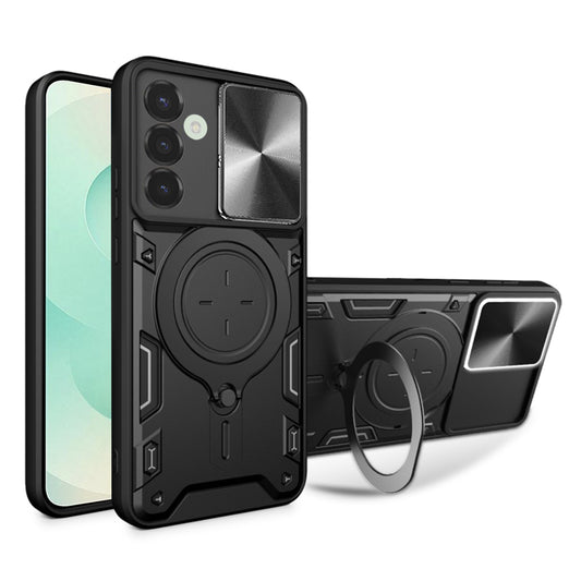 Ovitek za Samsung Galaxy S25+ S936, Techsuit, CamGuard Pro, Črn