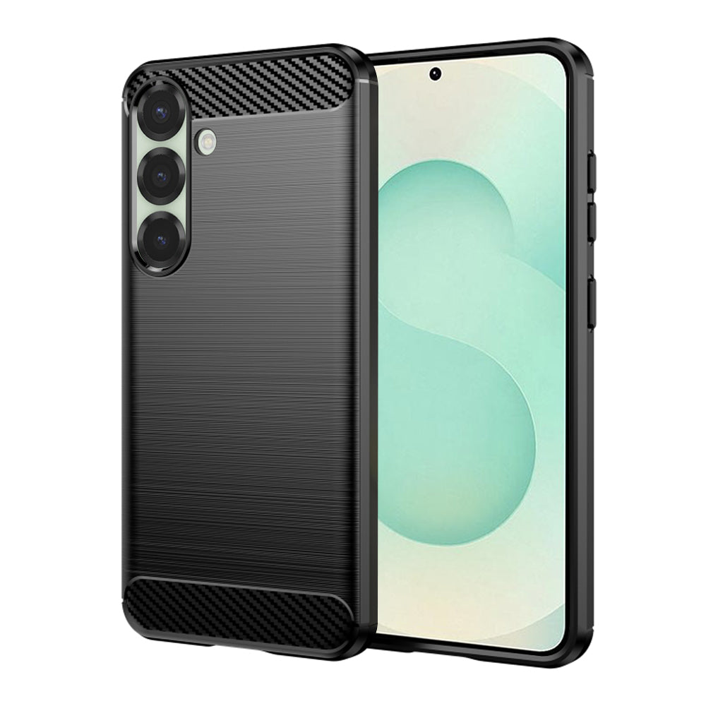 Ovitek za Samsung Galaxy S25+ S936, Techsuit, Karbon, Črn