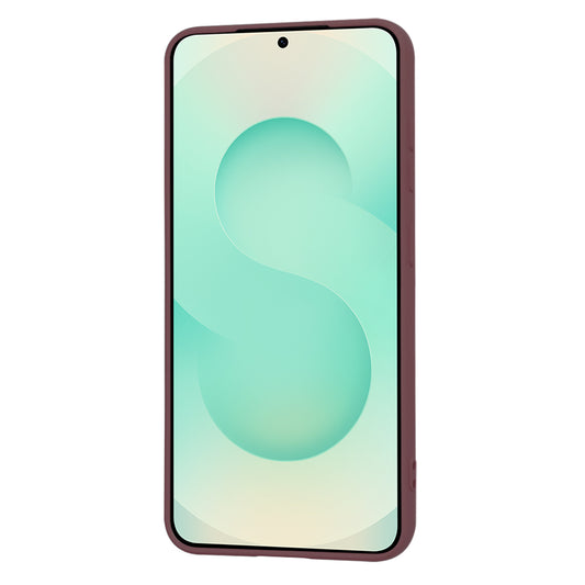 Ovitek za Samsung Galaxy S25+ S936, Techsuit, SoftFlex, Vijolično rdeča