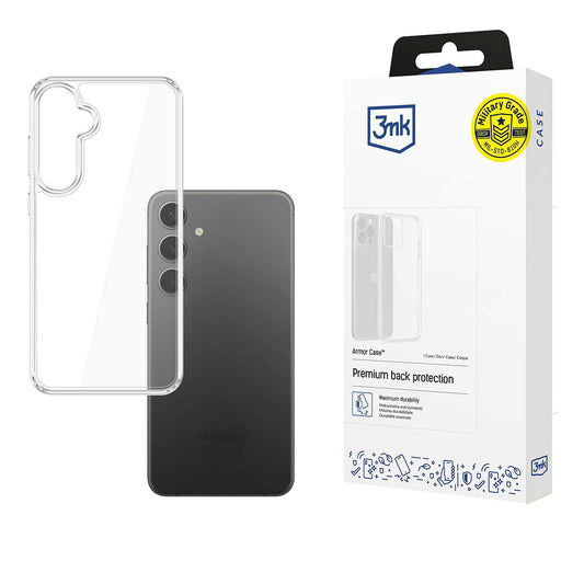 Ovitek za Samsung Galaxy S25 S931, 3MK, Armor, Prozoren