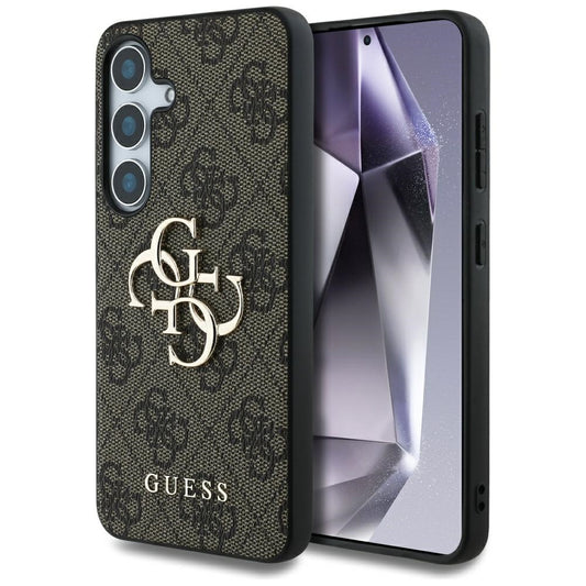 Ovitek za Samsung Galaxy S25 S931, Guess, 4G Big Logo, rjava