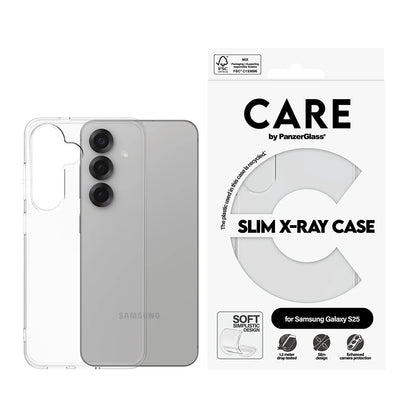 Ovitek za Samsung Galaxy S25 S931, PanzerGlass, Modno osveščen, Prozoren