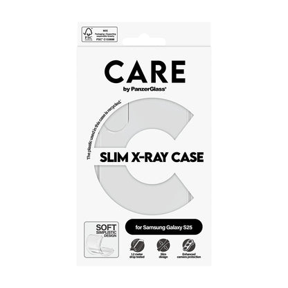 Ovitek za Samsung Galaxy S25 S931, PanzerGlass, Modno osveščen, Prozoren