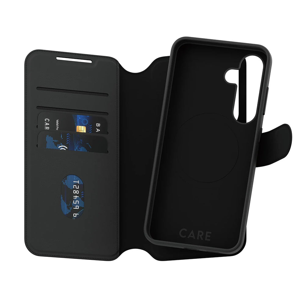 Ovitek za Samsung Galaxy S25 S931, PanzerGlass, Care Feature Tango Two-in-One, črn