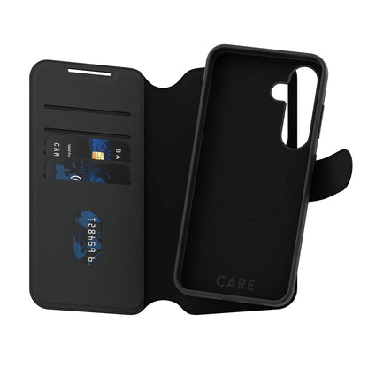 Ovitek za Samsung Galaxy S25 S931, PanzerGlass, Care Feature Tango Two-in-One, črn