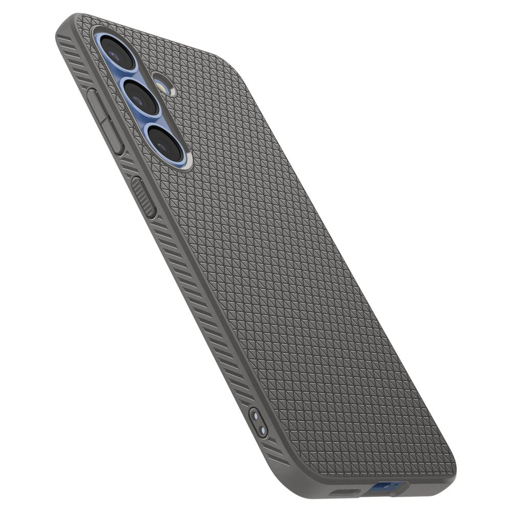 Ovitek za Samsung Galaxy S25 S931, Spigen, Liquid Air, Siv