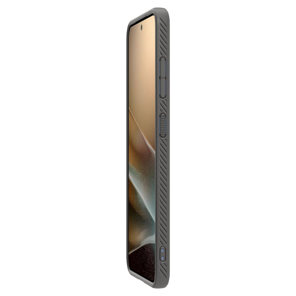 Ovitek za Samsung Galaxy S25 S931, Spigen, Liquid Air, Siv