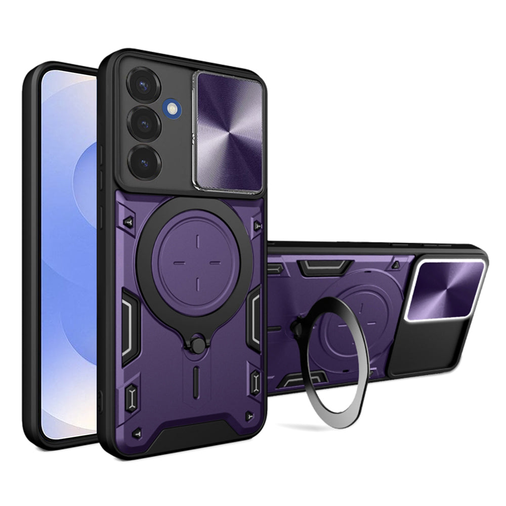 Ovitek za Samsung Galaxy S25 S931, Techsuit, CamGuard Pro, Vijoličen