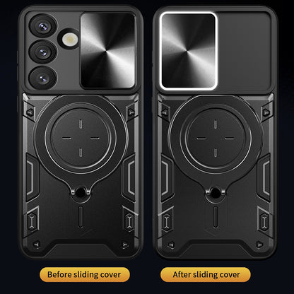 Case for Samsung Galaxy S25 S931, Techsuit, CamGuard Pro, Black