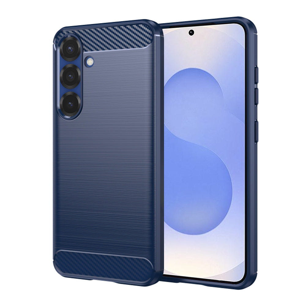 Ovitek za Samsung Galaxy S25 S931, Techsuit, Karbon, Modra