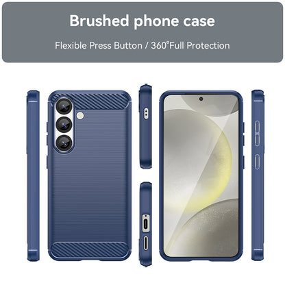 Ovitek za Samsung Galaxy S25 S931, Techsuit, Karbon, Modra