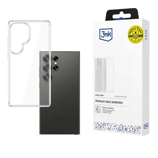Ovitek za Samsung Galaxy S25 Ultra S938, 3MK, Armor, Prozoren