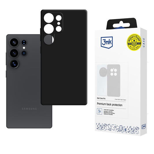 Ovitek za Samsung Galaxy S25 Ultra S938, 3MK, Pro, mat črn