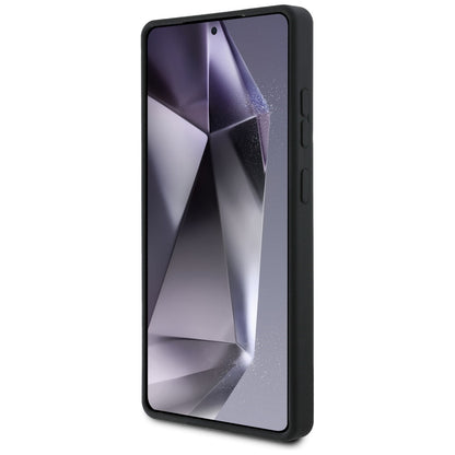 Ovitek za Samsung Galaxy S25 Ultra S938, Karl Lagerfeld, silikonski znak z metalnim logotipom, črn