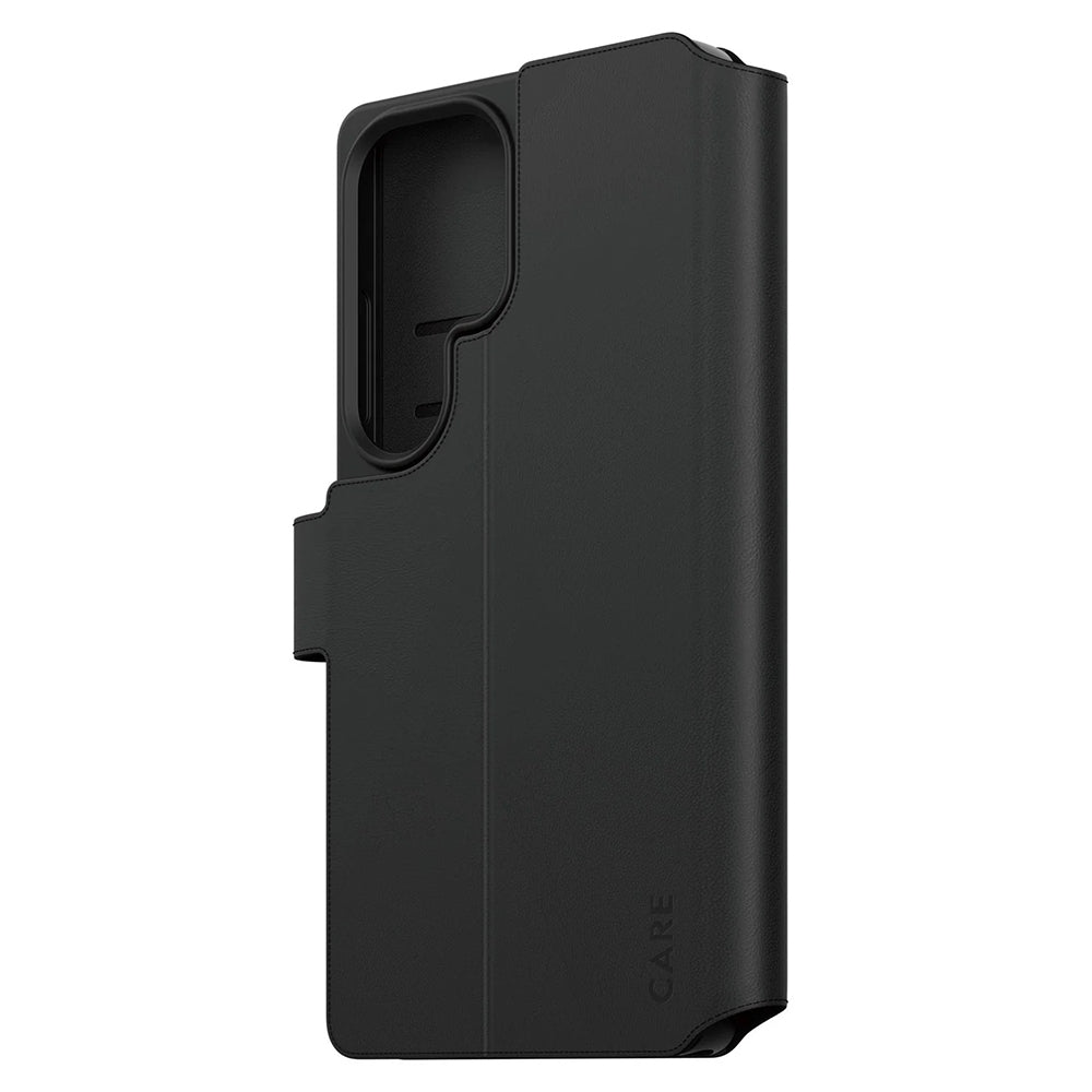 Ovitek za Samsung Galaxy S25 Ultra S938, PanzerGlass, Care Feature Kickstand Wallet, Črna