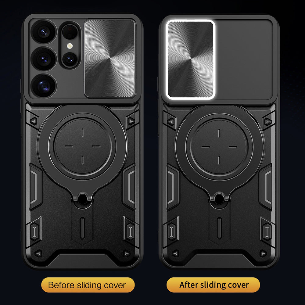 Ovitek za Samsung Galaxy S25 Ultra S938, Techsuit, CamGuard Pro, rožnato zlata