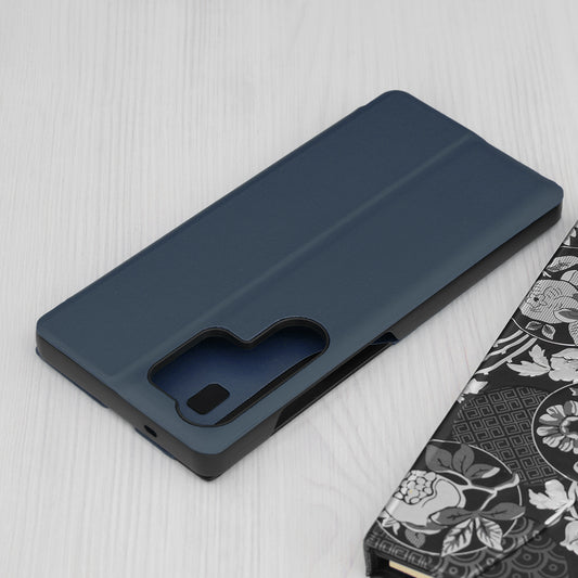 Ovitek za Samsung Galaxy S25 Ultra S938, Techsuit, eFold, Temno modra