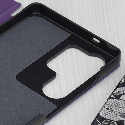 Ovitek za Samsung Galaxy S25 Ultra S938, Techsuit, eFold, Vijoličen