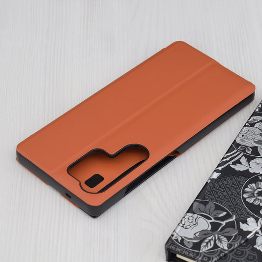 Ovitek za Samsung Galaxy S25 Ultra S938, Techsuit, eFold, Oranžen