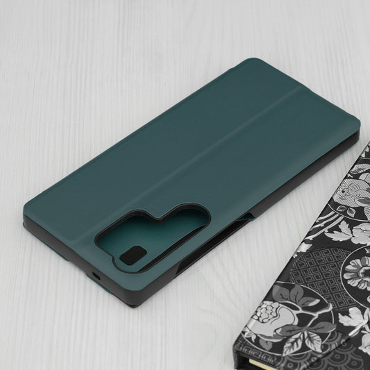 Ovitek za Samsung Galaxy S25 Ultra S938, Techsuit, eFold, Zelen