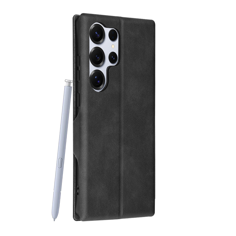Ovitek za Samsung Galaxy S25 Ultra S938, Techsuit, Safe Wallet Plus, Črn