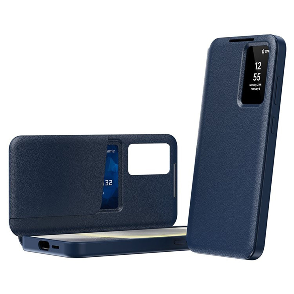 Ovitek za Samsung Galaxy S25 Ultra S938, Techsuit, SmartView, modra