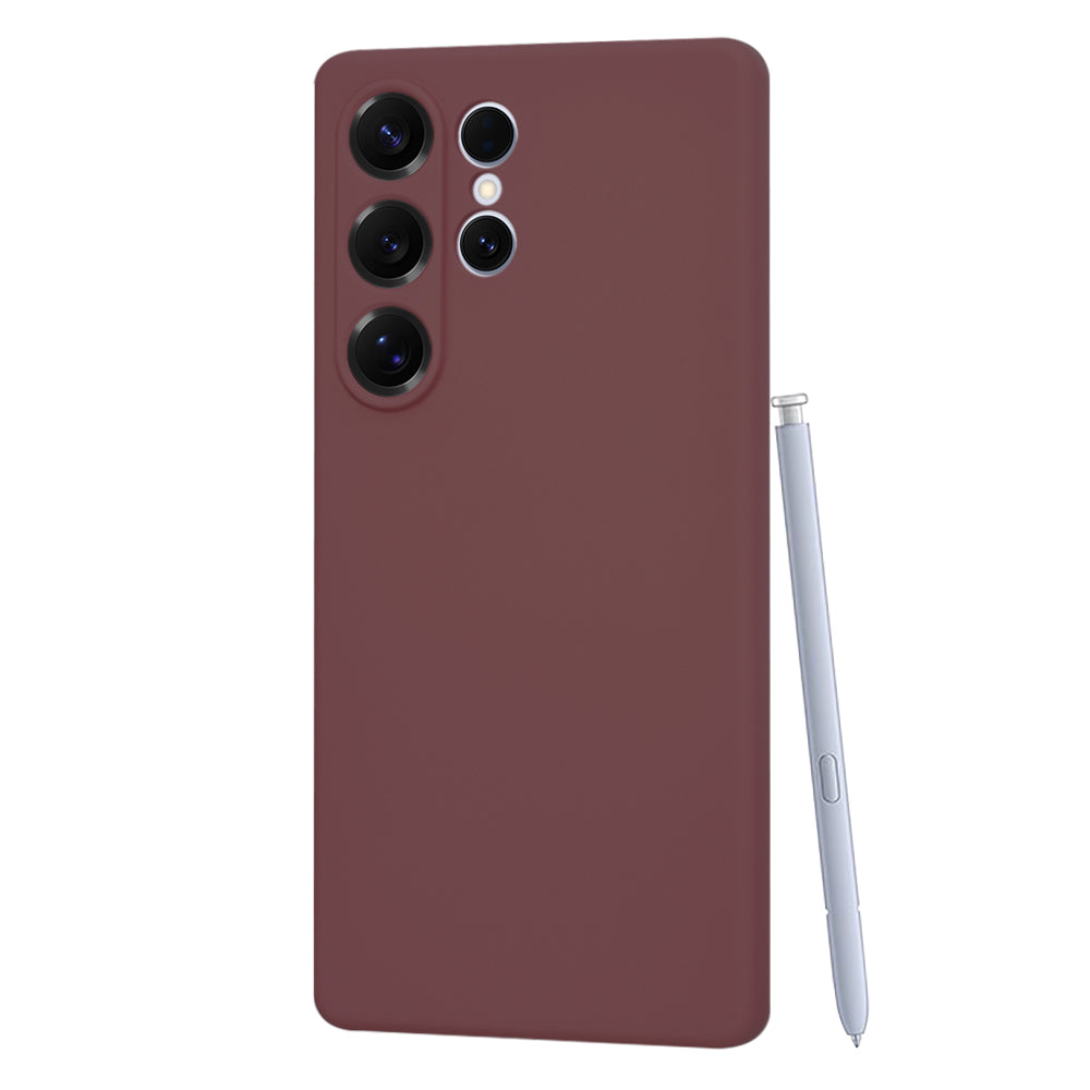 Ovitek za Samsung Galaxy S25 Ultra S938, Techsuit, SoftFlex, Vijolično rdeča