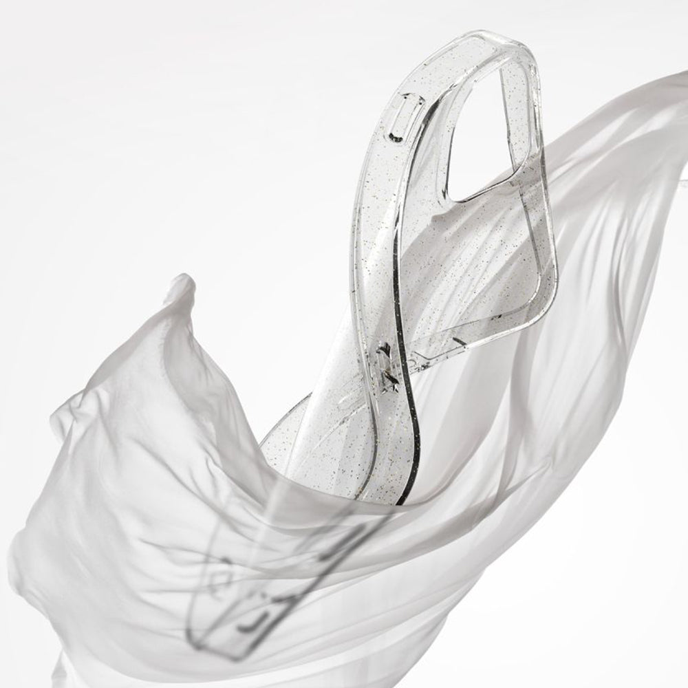 Ovitek za Samsung Galaxy S25 Ultra S938, Techsuit, SparkleSkin, Prozoren